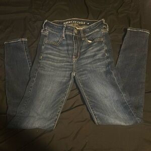 american eagle jeans,no rips in the jeans, side us 0 regular, next level stretch